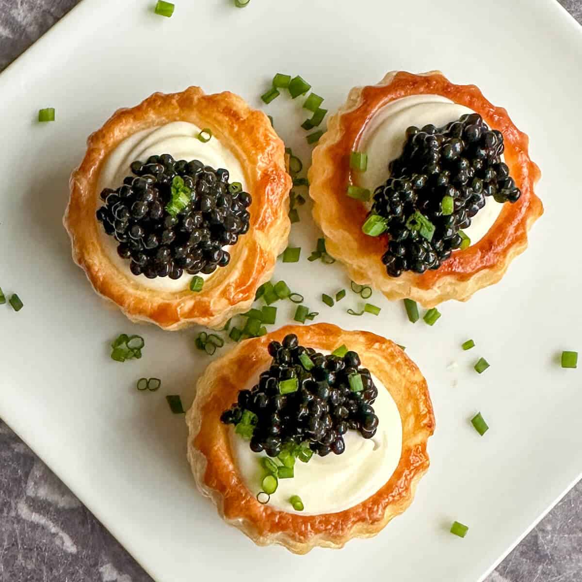 Caviar Canapés